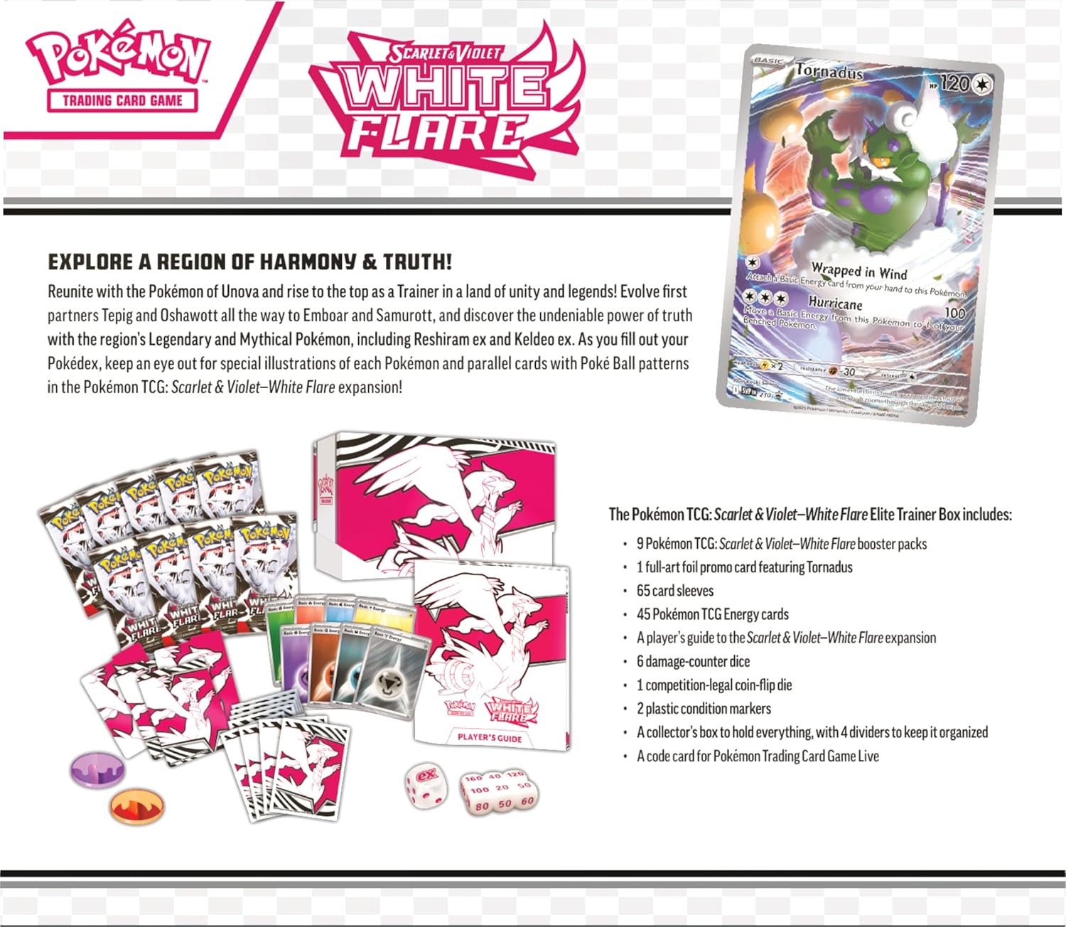 Pokemon TCG Scarlet & Violet 10.5 White Flare Elite Trainer Box (english) – Image 3