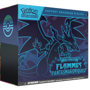 Pokémon : Coffret Dresseur d’élite Méga-Évolution – Flammes Fantasmagoriques