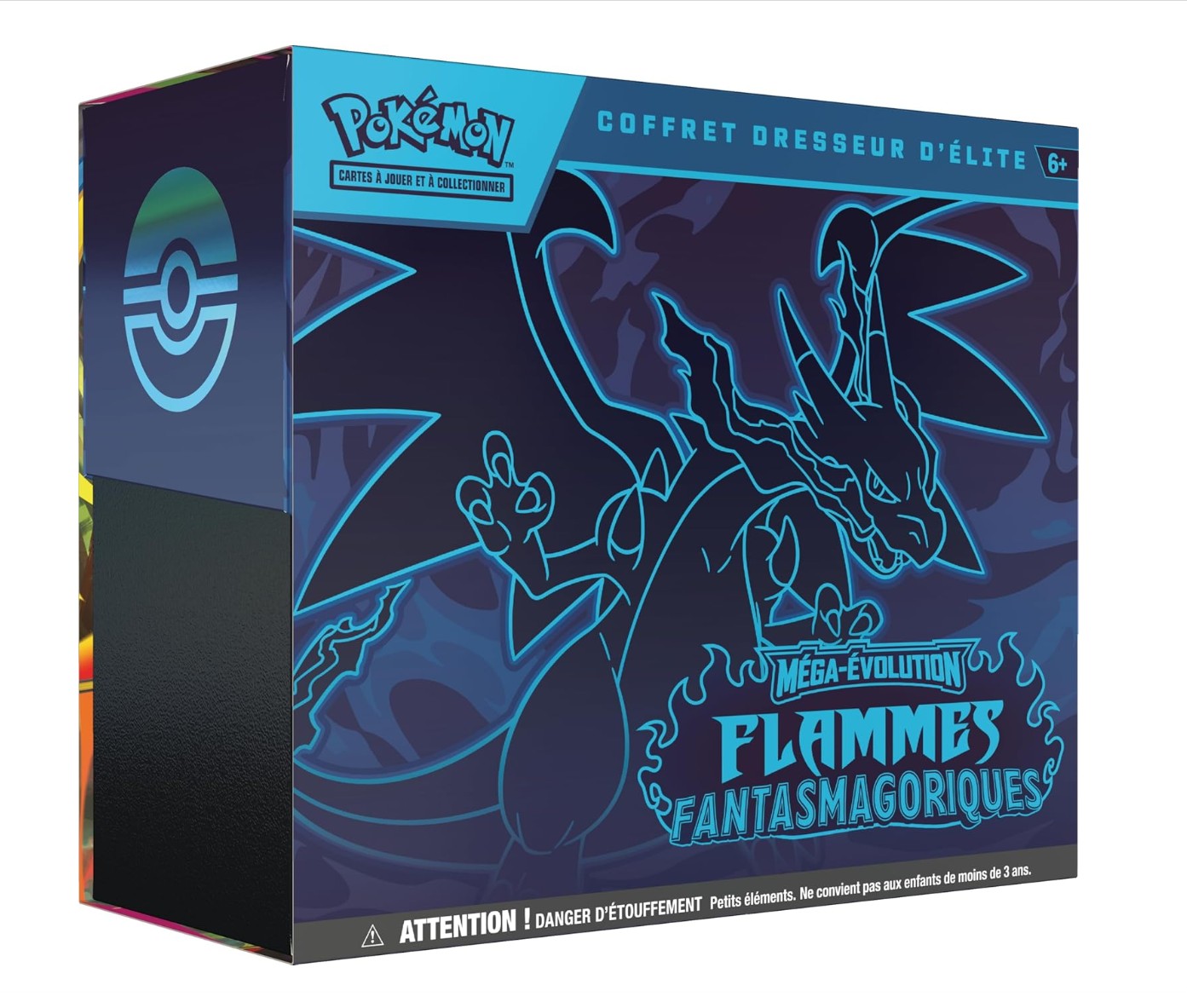 Pokémon : Coffret Dresseur d’élite Méga-Évolution – Flammes Fantasmagoriques
